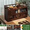 Estante para Tazas de Té Estilo Chino Estante Bogu Pequeño Juego de Té para Oficina Tetera Adornos de Escritorio Estante de Almacenamiento Retro Estante de Almacenamiento