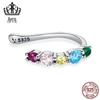 Evelle Original Elf Ear Clip Único Brincos de Prata Esterlina s925 Brincos Coloridos de Zircônia Brincos Únicos de Clipe de Orelha