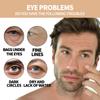 East Moon Crema Roller Hidratante para Ojos de Hombre Cuida Suavemente la Piel de los Ojos de los Hombres, Crema para Ojos Hidratante e Hidratante