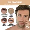 East Moon Rolo Hidratante para Olhos Masculino Cuidado Suave para a Pele dos Olhos Masculinos Creme Hidratante para Olhos