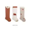 Paquete de Tres Pares al por Mayor de Calcetines para Bebé de Primavera y Otoño, Calcetines de Bebé con Dibujos Animados y Aberturas Sueltas que No Aprietan las Piernas, Calcetines Largos de Algodón para Niños