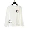 2025 Primavera y Otoño Nuevo Estilo Coreano Camiseta de Manga Larga para Mujer Camiseta Básica Top de Estudiante Camiseta de Cuello Redondo para Mujer Venta al por Mayor