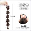 Pelucas de Trenzas de Burbujas Trenzas Dulces Geniales para Niñas Reflejos Naturales Trenzas Largas Retorcidas Linterna Roja de Internet Boxeo Trenzas Altas de Cola de Caballo