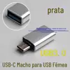 Adaptador OTG de fábrica tipo c AlUminUm Metal Celular Expansão Memória U Disco Transmissão Dados USB3.0 Conversor