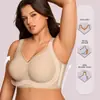 Sujetador de Gel Inalámbrico para Mujer Tallas Grandes de Soporte Sin Costuras