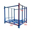 Prateleira Leve de Aço Empilhável Dobrável de Metal para Tecido Armazém Logística Rack para Peças de Automóvel Rack Empilhável para Tecido