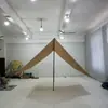 Tienda de campaña tipo toldo para camping, toldo para sol de camping al aire libre, protección portátil contra sol y lluvia, cortina lateral para coche de playa, venta al por mayor para comercio exterior