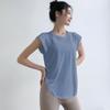 Conjunto de Yoga Casual Esportivo Pilates Calça Levanta Bumbum Solta Profissional Corrida Treinamento Secagem Rápida Respirável Tops para Mulheres