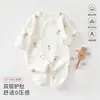 Roupas de Bebê Recém-Nascido para Outono, Macacão de Bebê Classe A, Roupa Íntima Base 100% Algodão, Macacão para Bebê de 0-3-6 Meses