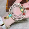Pulsera y Collar Originales Nuevos de Bodhi Xingyue de Múltiples Círculos de Doble Propósito con Ágata Magnesita de Tres Vías
