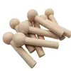 Accesorios para Tablero Perforado Palitos de Madera Pequeños Suministro Directo de Fábrica Manualidades Colgantes de Agujero Vertical de Madera Ganchos Varillas Madera Maciza