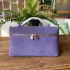 Bolsa Lancheira de Veludo Nova Transfronteiriça Lp19, Bolsa Caixa de Couro Genuíno com Padrão de Lichia Lp27, Bolsa de Ombro e Bolsa Transversal da Moda