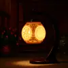 Lámpara de Cerámica Hueca Delgada Jingdezhen para Estudio, Dormitorio, Lámpara de Mesita de Noche, Protección Ocular, Decoración Creativa de Boda, Lámpara de Mesa Estilo Chino