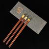 Palillos de madera maciza, caja de regalo, vajilla para el hogar, palillos de regalo, alitas de pollo, palillos de madera, palillos de regalo comerciales hechos a mano, traje