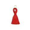 Borla de Poliéster sin Cabeza, Resistente a las Arrugas y Suave, Anillo de Hierro de 1.2 cm, Accesorios para Ropa, Abanico, Marcador de Libros, Joyería, Borla Colgante Hecha a Mano