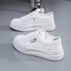 Nuevos Zapatos de Mujer para Primavera y Otoño Zapatos Blancos de Suela Gruesa Zapatos Deportivos Casuales para Mujer Zapatos Planos Versátiles para Mujer Slip-On Slip-Ons