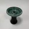 2023 Nuevo Recipiente Grande de Humo de Cinco Colores con Agujero Mediano Esmaltado de Cerámica con Gancho de Papel de Estaño de Carbono Accesorios para Hookah Tazón para Hookah