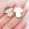 20 Estilos de Casa de Hongo con Goteo de Aceite Colgantes de Aleación de Acción de Gracias Charms para Pulsera de Collar DIY Accesorios para Llaveros