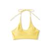 Estilo Europeo y Americano Chica Sexy Almohadilla Sexy para Senos Tirante de Cuello U Halter Sujetador de Yoga Tirantes Mujer