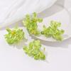 Simulação de três pequenas orquídeas acessórios decorativos diy decoração de grampo de cabelo flor de seda pequena fresca caixa de flores decorativa de casamento