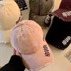 Gorra de Béisbol Bordada con Letras, Lavada y Desgastada, Sombrero de Sol de Moda y Versátil para Mujer, Adecuado para Primavera y Verano
