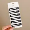 Pinza para el pelo parte trasera de la cabeza pinza lateral para mujer pinza bb simple pinza de horquilla pinza pinzas para el pelo pinza de una palabra fijación de cabellos sueltos flequillo accesorios para el pelo