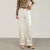 2613605-Jeans de algodón lavado vintage de cuatro vías Nanyou, tiro alto, simples, para el trabajo, pierna recta, nuevos pantalones vaqueros de principios de otoño