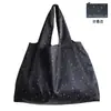 En Stock Bolso de Almacenamiento de Tela Oxford Encriptada Ecológico Portátil Plegable Bolsa de Compras para Supermercado Bolso Tote para Mujer Bolso de Mano para Regalo