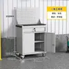 Gabinete de herramientas de ferretería reforzado de alta resistencia, carrito de herramientas móvil para taller de fábrica, caja de almacenamiento de herramientas de reparación de grado industrial con cerradura