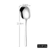 Acero Inoxidable 304 Serie Elegante Vajilla Estilo Occidental Set de Cuchillo, Tenedor y Cuchara para Bistec Cubiertos de Hotel Cuchara para Postre Café