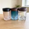 Frasco de Difusor de Ar para Carro com Cor Degradê Frasco Vazio Base de Montanha Toque de Luxo Ornamento de Decoração para Casa Frasco Difusor Frasco Volátil de Vidro