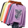9.9 Envío Gratis Una Pieza Dropshipping Ropa para Mujer Mercancía de Remate Exportación Mercado Callejero Otoño Camiseta de Manga Larga para Mujer