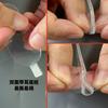 Pegamento nano dispensador sin rastro 2MM DIY calcomanía estéreo hebilla de alambre fija no daña la pared pegamento nano transparente