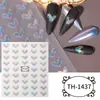 Zhengxiang Precio Especial Pegatinas Láser para Uñas DIY Pegatinas Deslumbrantes para Uñas Calcomanías 3D que Cambian de Color Pegatinas Populares de Uñas Hechas a Medida