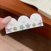 Set de aretes de mariposa con flor de circón en color macarrón para mujer, con pasadores de plata, exquisitos, dulces, de lujo ligero, alta gama, aretes con encanto juvenil