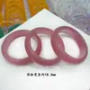 Fornecimento Direto da Fábrica de Pulseira de Pedra Olho de Gato de Alta Qualidade, Pulseira Larga Verde Espinafre Rosa Profundo, Pulseira de Vidro Imitação de Jade Transfronteiriça