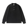 Marca de Moda Americana North Boundary para Hombre 2025 Otoño Nuevo Suéter de Cuello Medio para Hombre Chaqueta de Punto de Color Sólido
