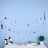 Decoración DIY Mediterránea Colgantes Pequeños Mini Decoraciones de Pared Creativas Accesorios Hechos a Mano Flotador de Pesca Ancla Adornos Colgantes para Jardín de Infancia