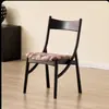 Cadeiras Vintage Criativas para a Sala de Estar, Cadeiras de Jantar de Madeira com Encosto, Cadeiras de Mesa de Hotel de Luxo Leve Estilo Antigo de Designer