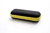 Estuche rectangular de moda para gafas, Estuche negro para gafas de sol, Estuche para gafas con tapa abatible y cremallera