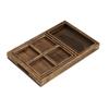 Juego de Té Japonés Bandeja de Madera Bandeja de Té Madera Maciza Paulownia Quemada Bandeja de Té Juego de Té de Madera Retro Productos de Madera Venta al por Mayor