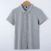 Novas Roupas de Verão 2026 Estilo Coreano Cardigã Ol para o Trabalho com Gola Camiseta Feminina Tamanho Grande Slim Fit Camisa Feminina 6705