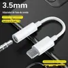 Aplicável ao adaptador de fone de ouvido Apple iphone lightning para 3.5 conversor cabo adaptador de áudio para celular