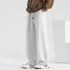 Pantalones Casuales Relajados Estilo Coreano para Hombre, Pantalones de Pierna Ancha para Otoño, Pantalones Rectos Fluidos, Pantalones Casuales para Hombre de Primavera y Otoño, Pantalones de Chándal