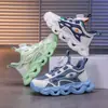 Zapatos de Malla para Niños 2026 Primavera y Otoño Estilo Nuevo Hebilla Giratoria Zapatos Deportivos Transpirables para Niños Mayores Ligeros Versátiles Zapatos para Correr
