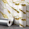 Papel Tapiz de Cemento Rugoso con Lámina de Oro para Habitaciones sin Terminar, Pegatinas de Pared Anticolisión, Papel Tapiz Autoadhesivo, Engrosado para Decoración, Impermeable, Resistente al Aceite, Resistente a la Humedad