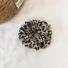 Elástico de Cabelo Estilo Hong Kong Retrô Estampa de Leopardo Intestino Elástico Clássico Versátil Alta Elasticidade Elástico de Cabelo Borracha Acessório de Cabeça Corda para Cabelo