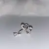 Colección Serie Colgante Clavos de Hueso de Oreja Pendientes de Tornillo de Acero de Titanio Perforación de Oreja para Mujer Pendientes de Clavo Coclear