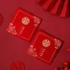 Mini Sobres Rojos para Juegos de Bloqueo de Puerta de Boda, Divertidos Paquetes Rojos para Recoger a la Novia, Pequeños Sobres Rojos para Bloquear la Puerta