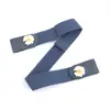 Cinturón de Jeans de Fábrica Original Elástico Invisible Versátil Ajustable para Hombres y Mujeres Cinturón Perezoso sin Perforaciones